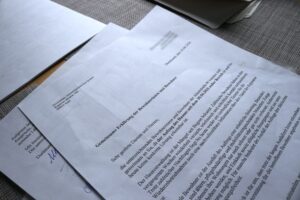 Text,Erklärung / Protestschreiben der Mietergemeinschaft an die Hausverwaltung
