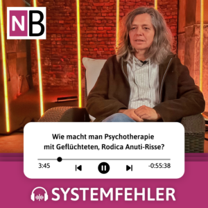 Thumbnail zur Podcastfolge "Wie macht man Psychotherapie mit Geflüchteten, Rodica Anuti-Risse?"