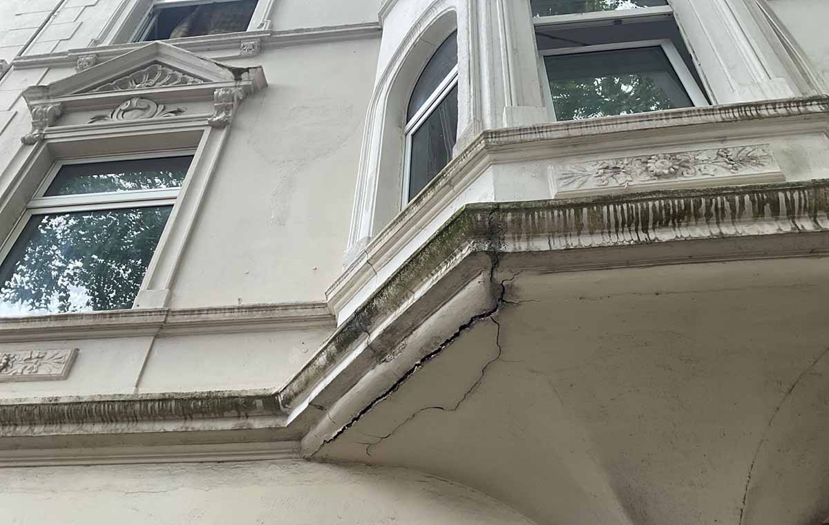 Außenansicht des Hauses in der Robertstraße