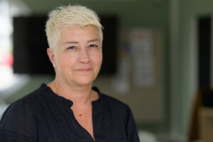 Bild zeigt: Portrait Michaela Strehlau, Pflegedienstleitung