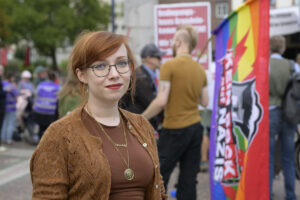 Kathie Gebel, MdB "Die Linke" ist als Rednerin zur Veranstaltung geladen