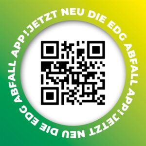 EDG Abfall App Sticker