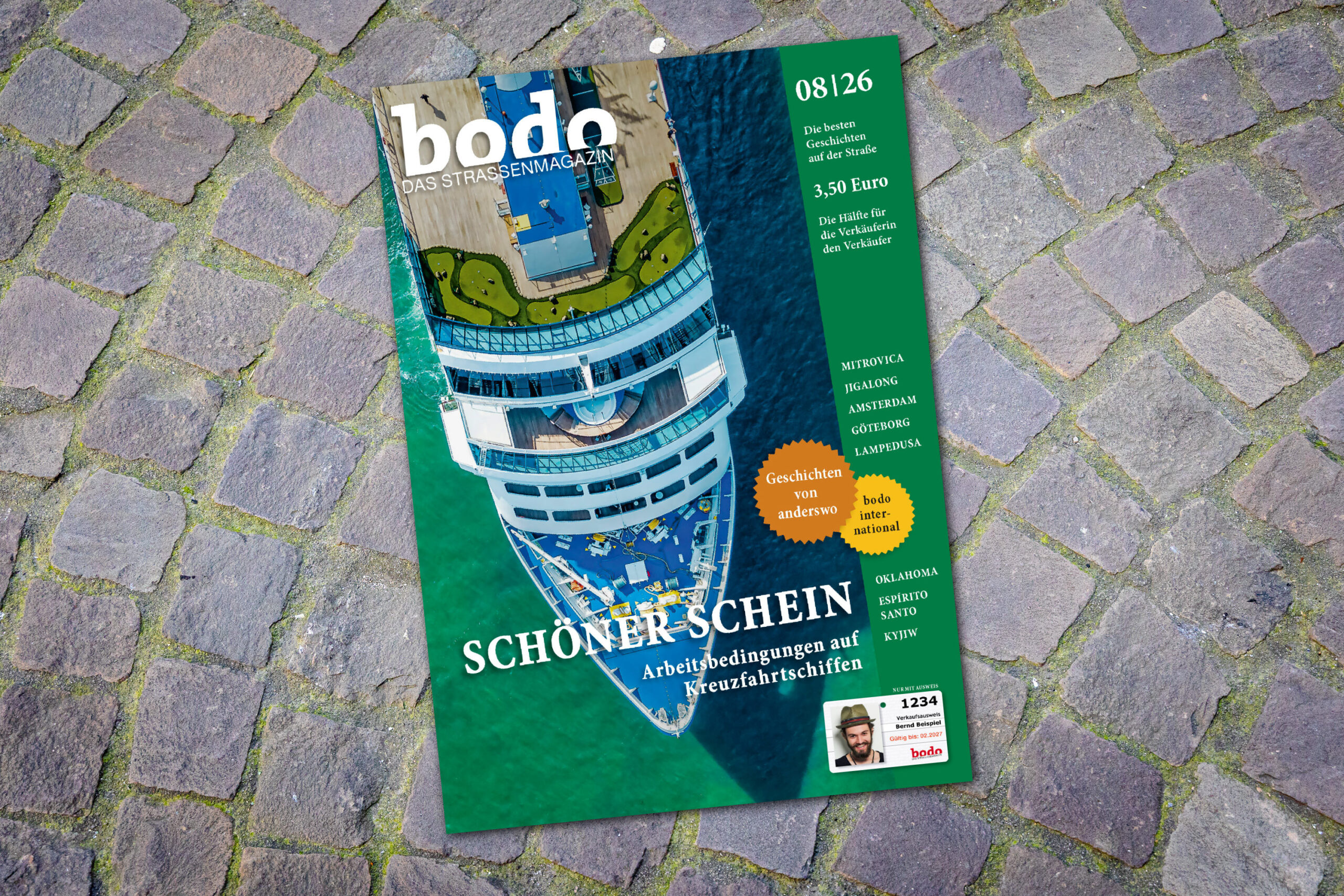 Das Cover der Zeitung