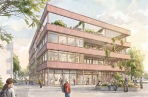 Phoenix-Gymnasium: Den zweiten Preis erhielt caspar.schmitzmorkramer gmbh BDA aus Köln gemeinsam mit studio grüngrau gmbh aus Düsseldorf.