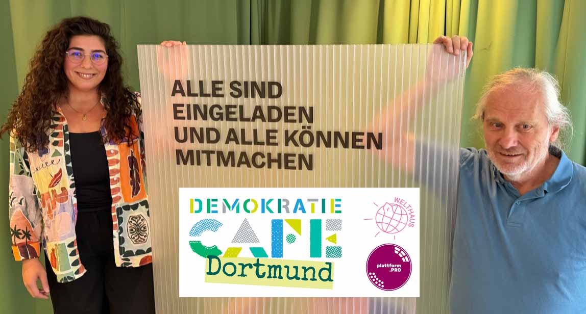 Die Initiativenrat-Koordinator:innen Remonda Balje-Zelisko und Dieter Oltmanns.