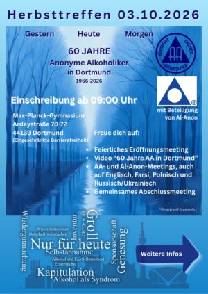 Flyer der Veranstaltung.