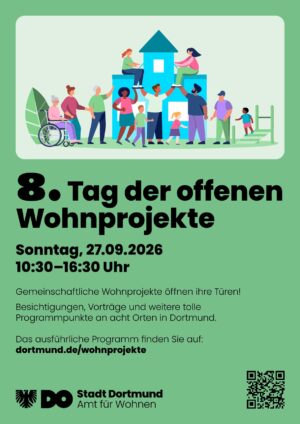 Plakat zum Tag der offenen Wohnprojekte 2026