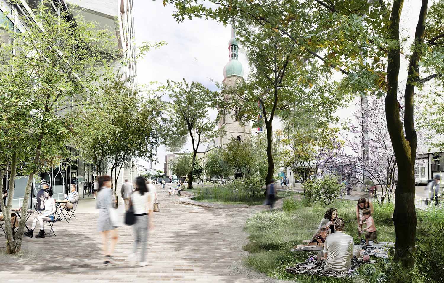 So soll die Kampstraße in Zukunft mal aussehen