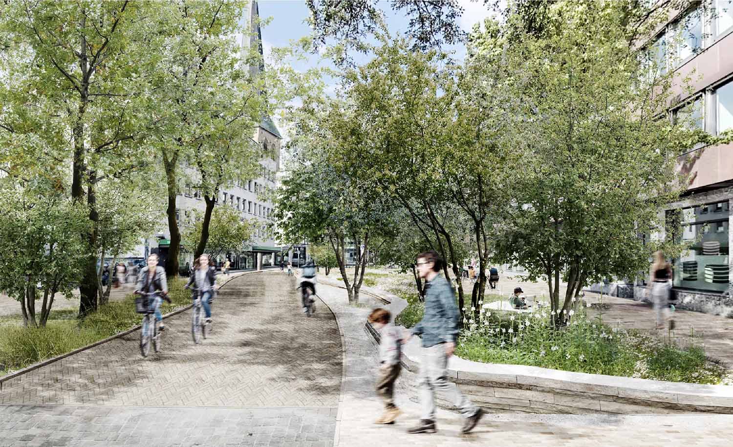 So soll die Kampstraße in Zukunft mal aussehen