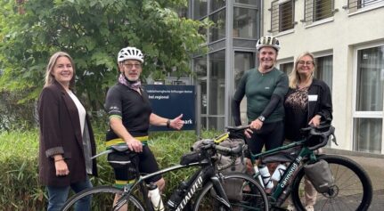 3.600 Kilometer für den guten Zweck: Thomas Völker radelt für das Hospiz Am Ostpark