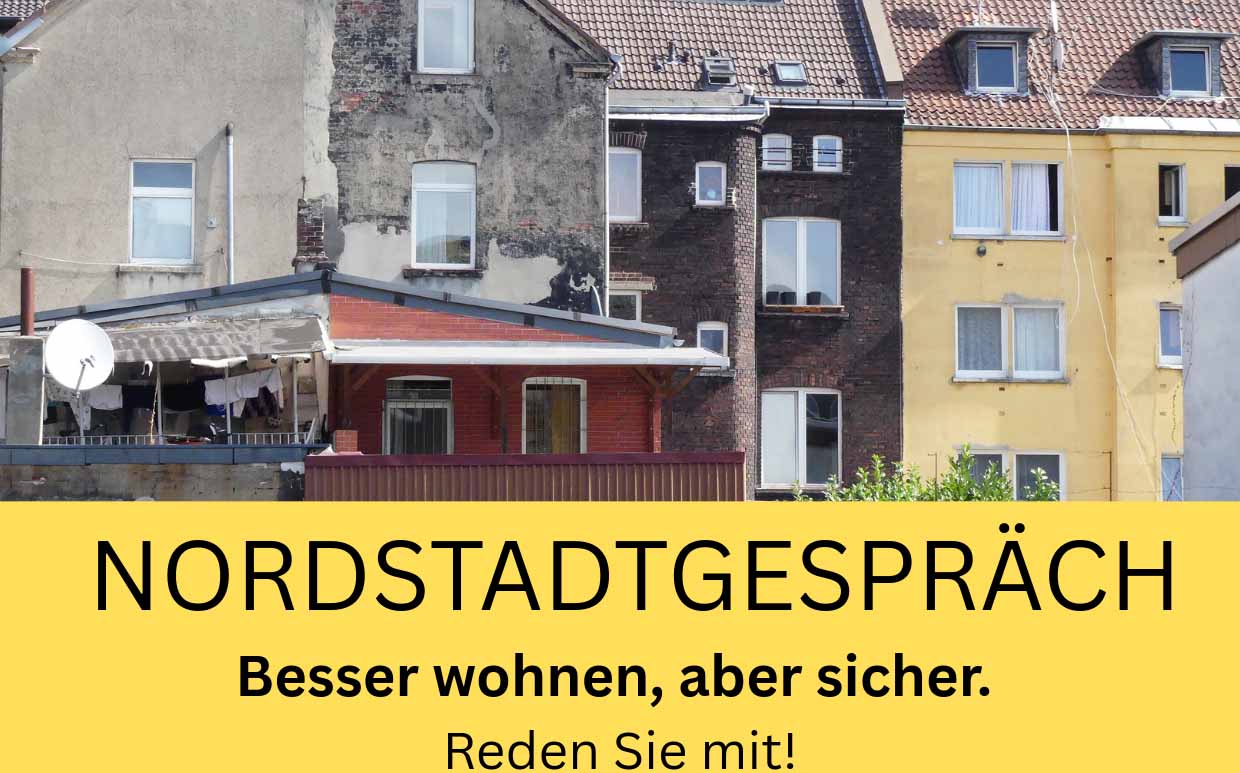 Zu sehen sind alte und modernisierte Gebäude