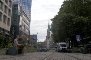 Vom Pylon bis zur Petri-Kirche soll umgestaltet werden.