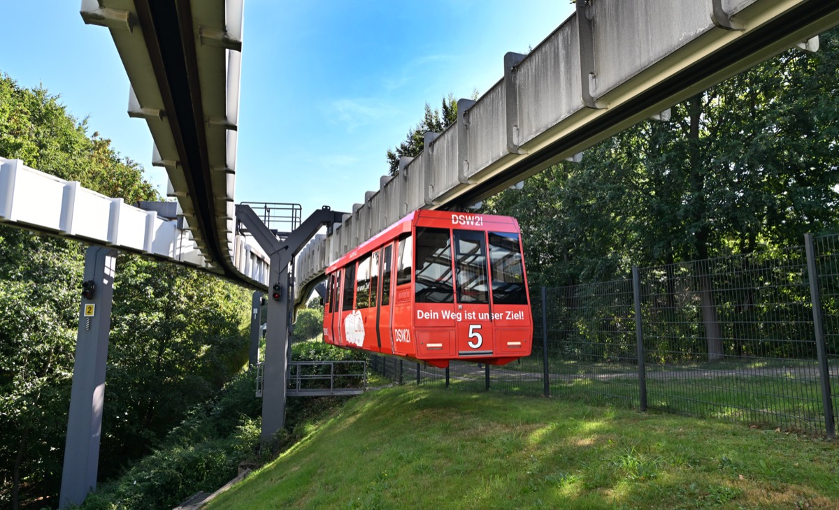 Der neue Wagen auf der Strecke