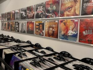 Schallplatten aus dem Laden Black Plastic