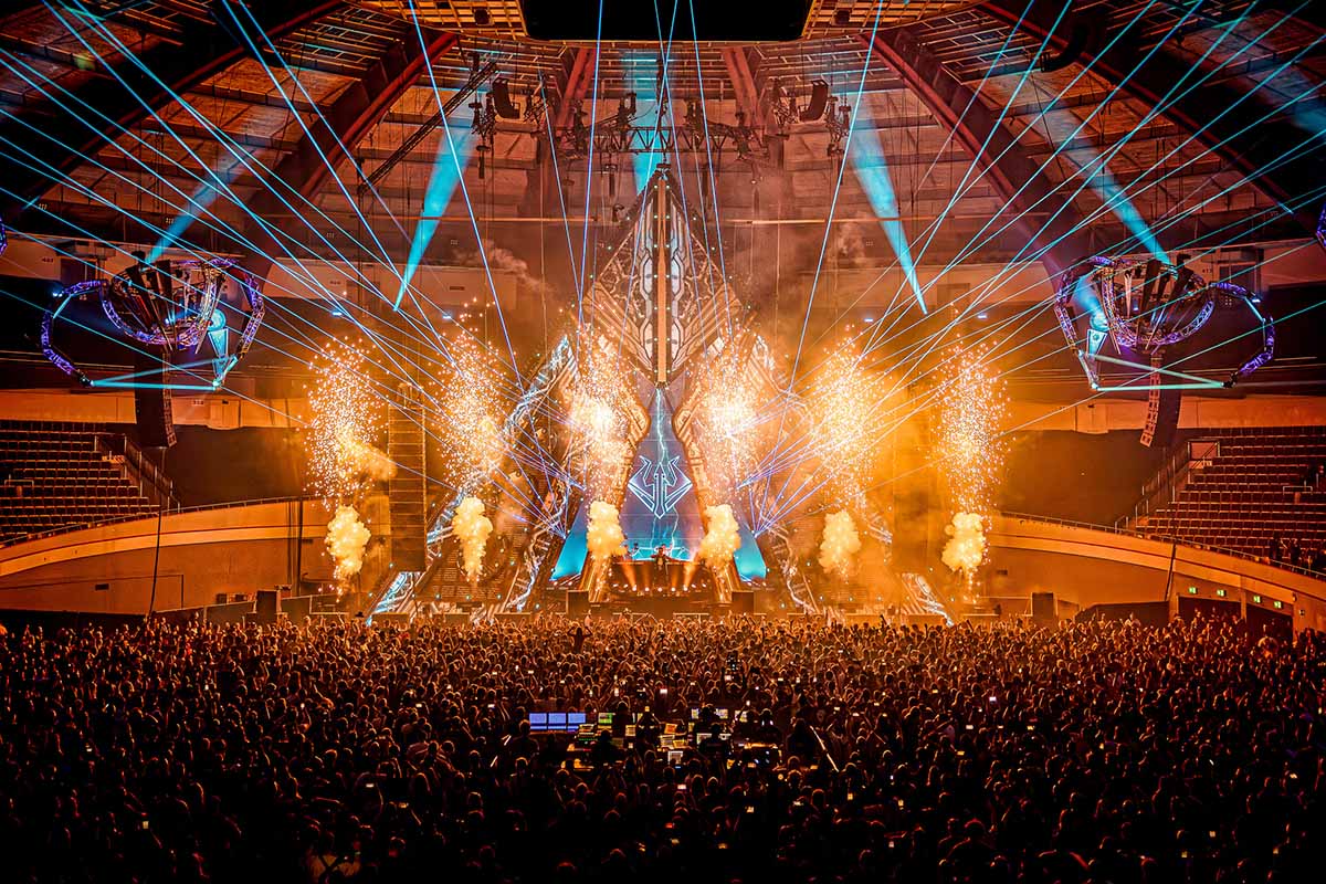 Bild auf die MainStage