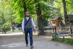 Bild zeigt Dietmar Stahlschmidt auf seinem Nordmarkt