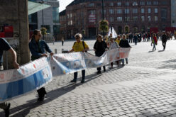 03.10.2026 Pressetermin Initiative "Es brennt" Menschenkette in Dortmund, Hansaplatz