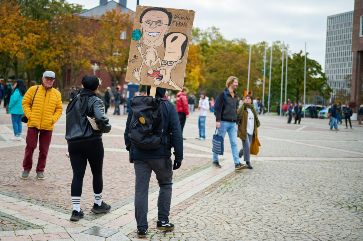 Bilder von der „GenZ regelt“-Demonstration