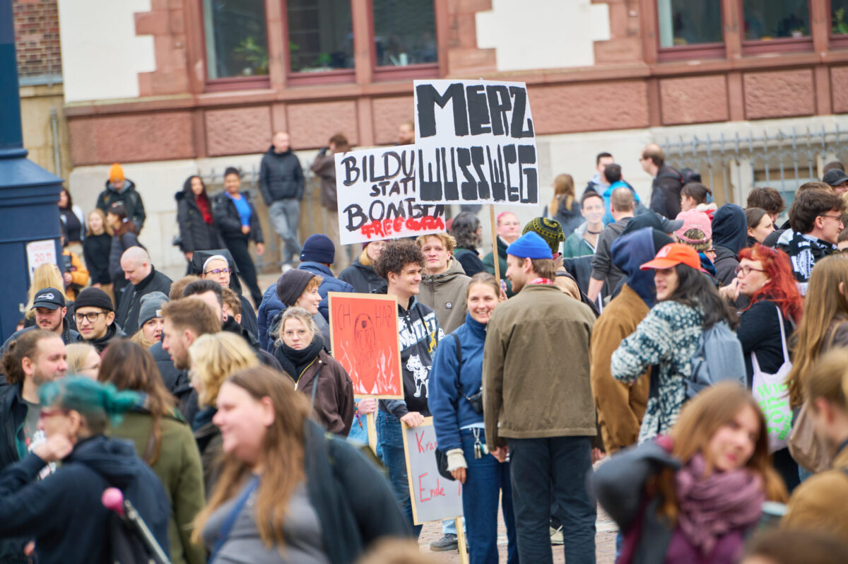 Bilder von der „GenZ regelt“-Demonstration