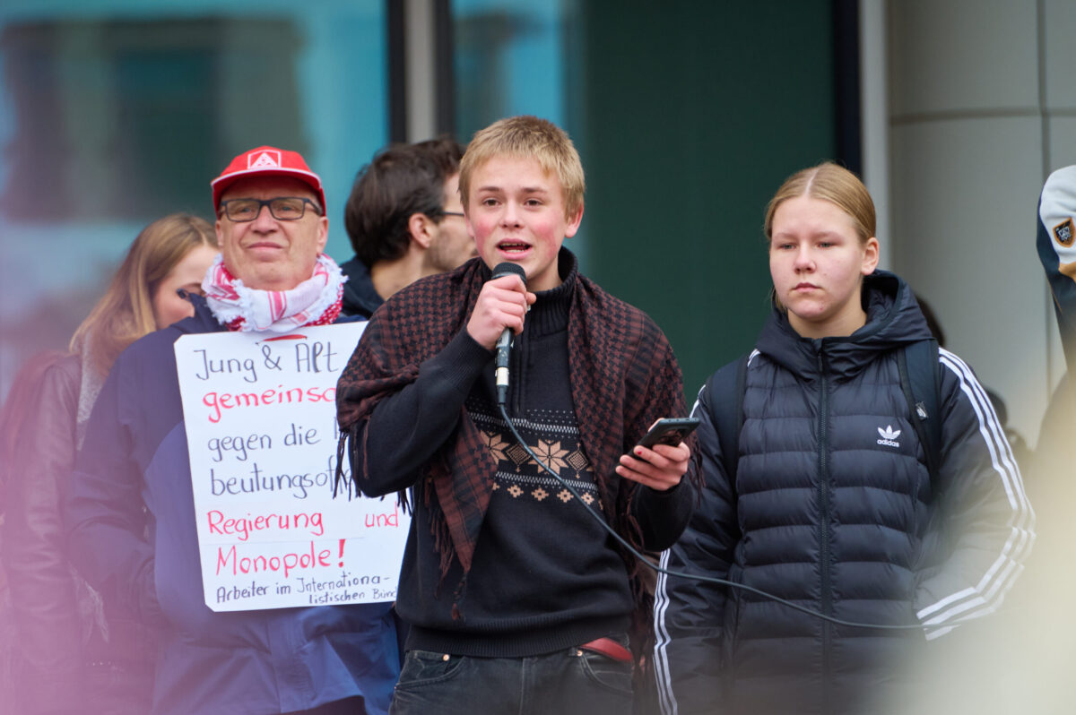 Bilder von der „GenZ regelt“-Demonstration