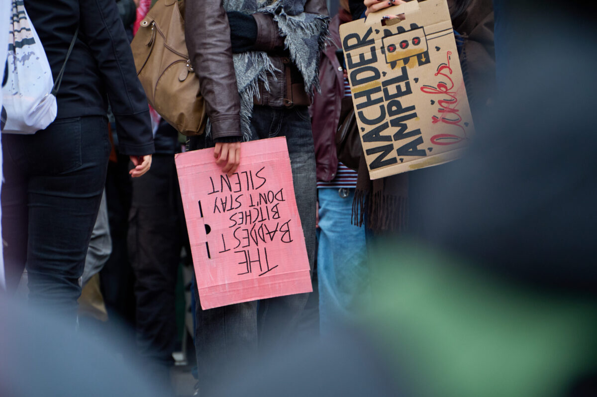 Bilder von der „GenZ regelt“-Demonstration