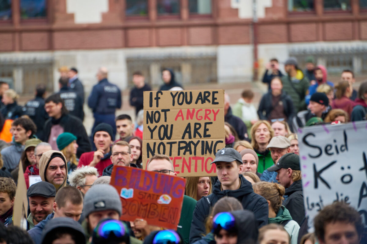Bilder von der „GenZ regelt“-Demonstration