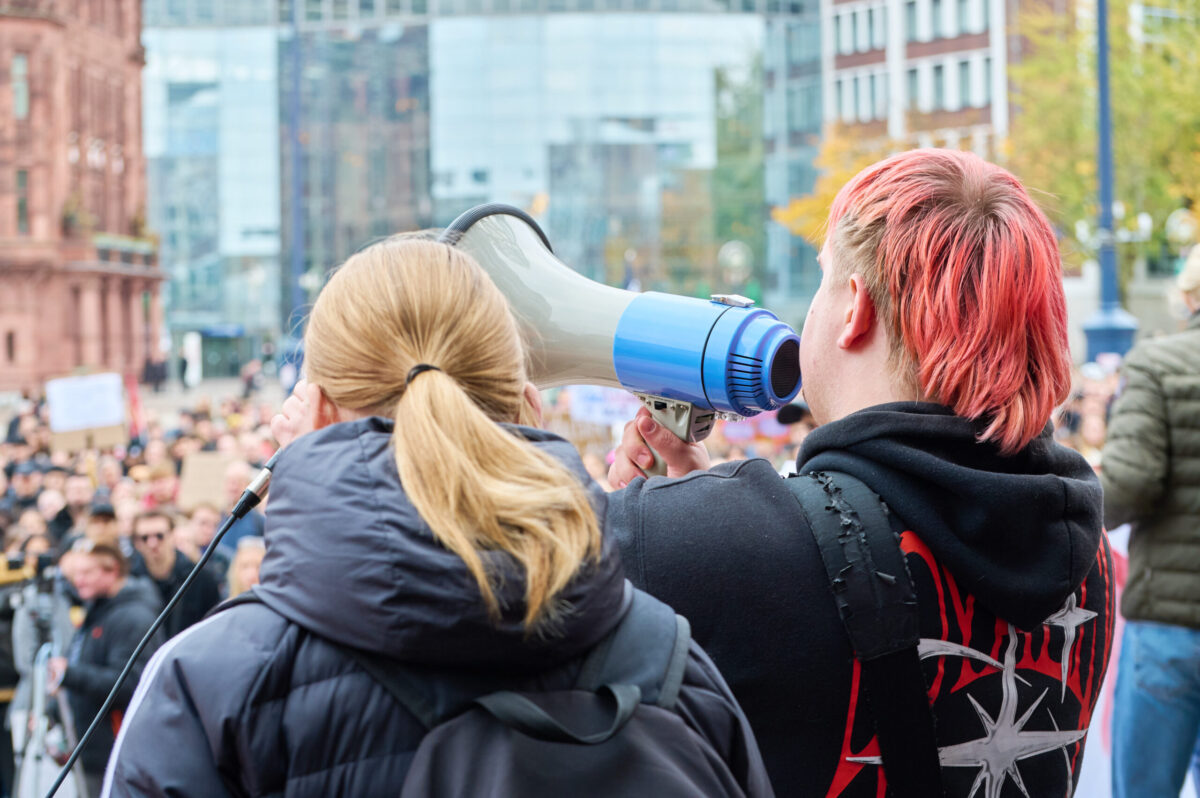 Bilder von der „GenZ regelt“-Demonstration