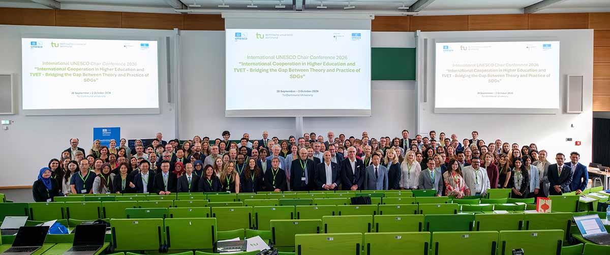 Gruppenbild im Hörsaal