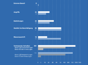 Grafik Art des Vorfalls 2024 und 2025.