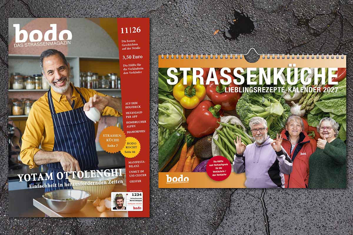 Die beiden Titelseiten von Heft und Kalender