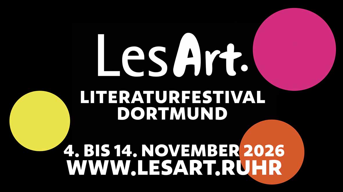 Titelbild des LesArt-Festivals 2026