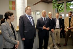 v.l.n: Frauke Füsers, Norbert Dahmen, Alexander Kalouti und Willehad Rensmann